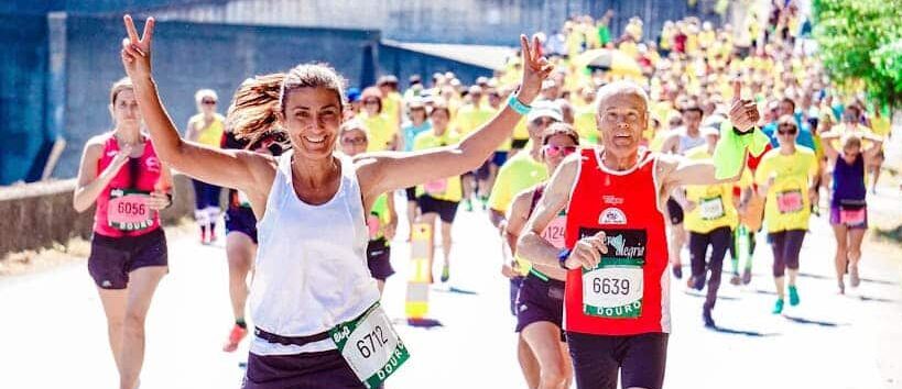 Runners taking part in a mass participation event